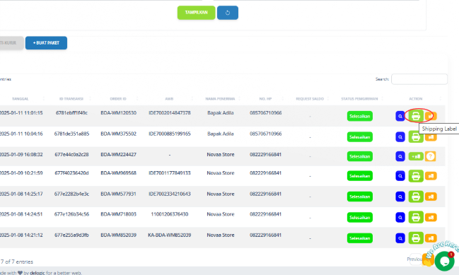 Klik tombol berwarna hijau.