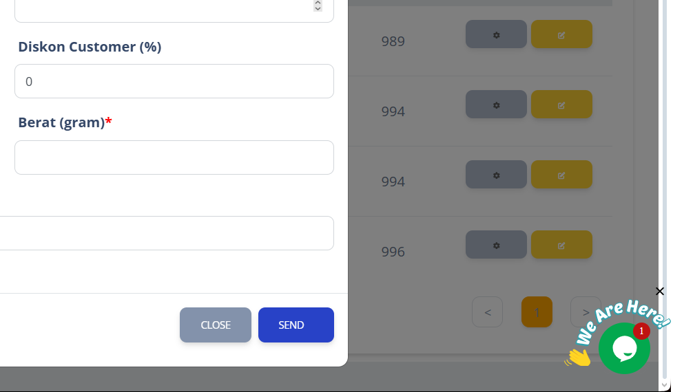 Klik tombol “Send”.