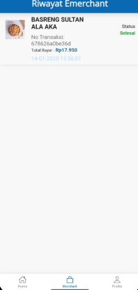 Klik pesanan yang ingin kamu pantau.